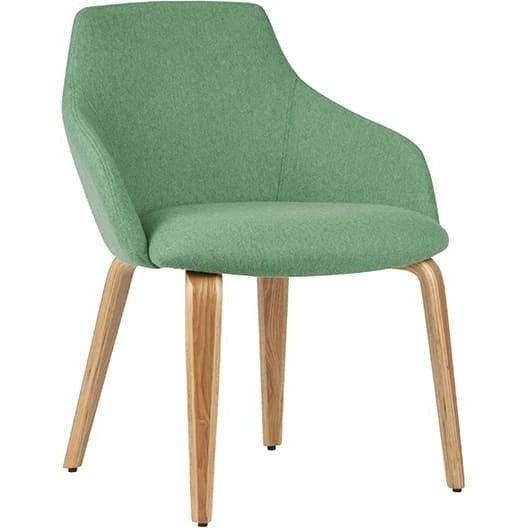 Gold Timber Leg Breakout Chair
