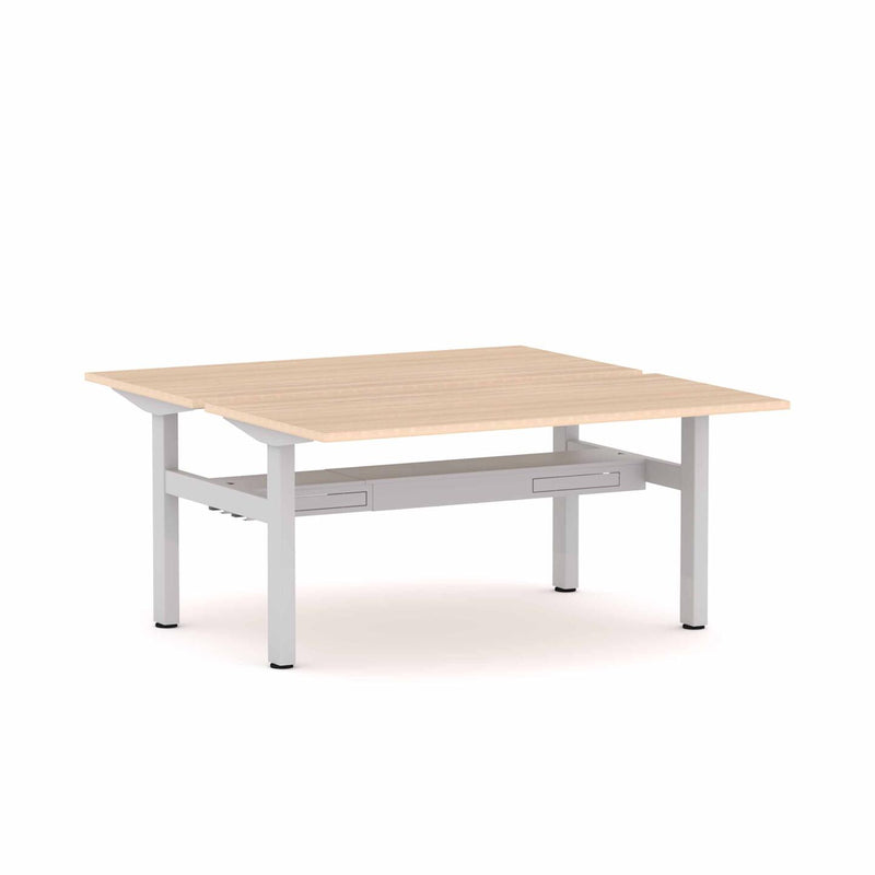 Klass Fixed 2-Person Double-sided Desk Workstation