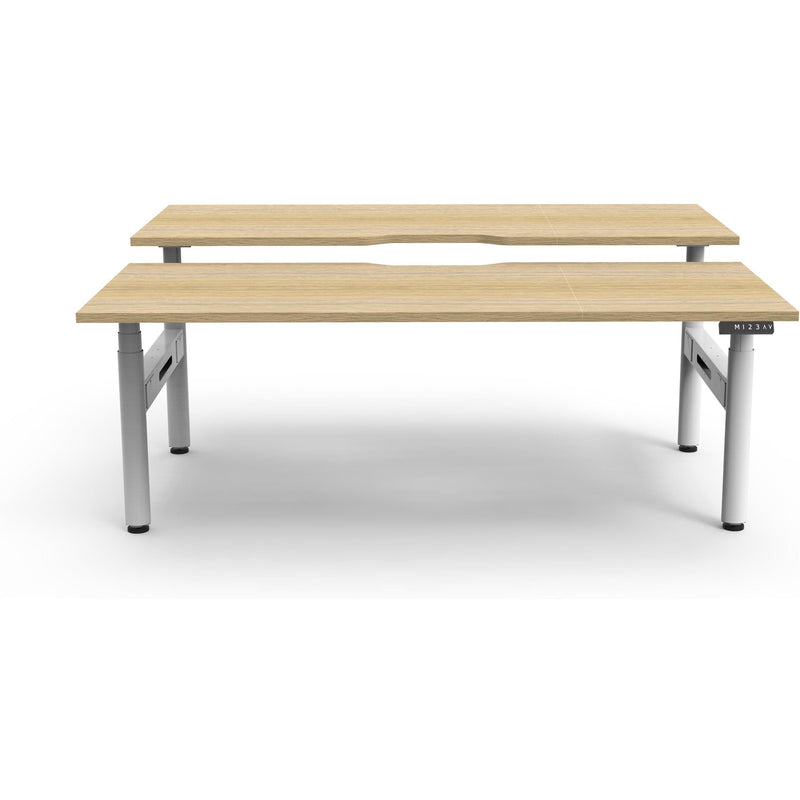Halo+ Electric Height Adjustable Back to Back Workstation