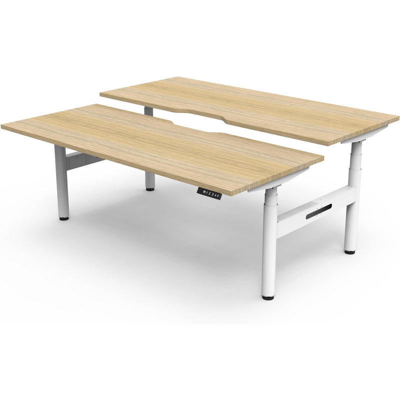 Halo+ Electric Height Adjustable Back to Back Workstation