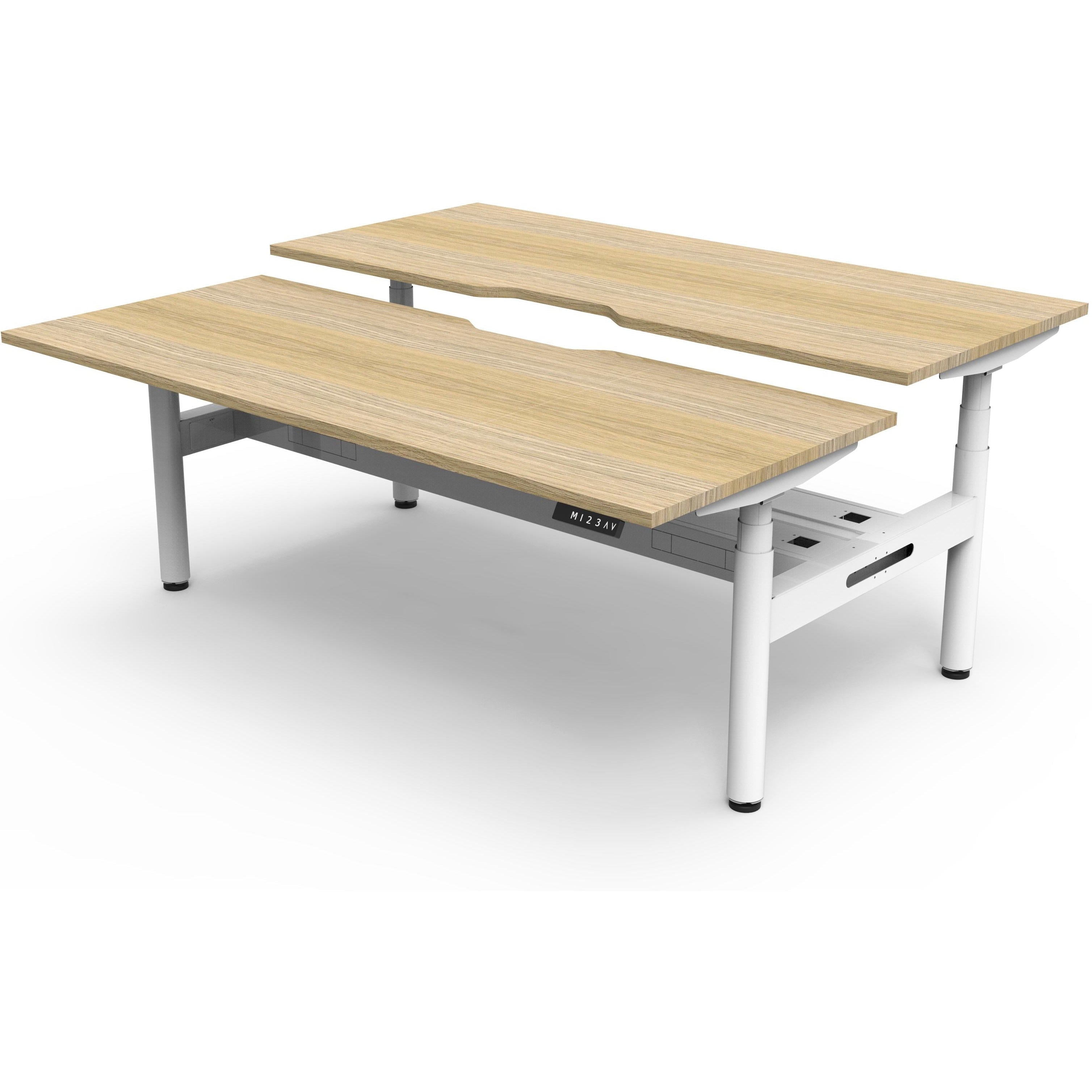 Halo+ Electric Height Adjustable Back to Back Workstation