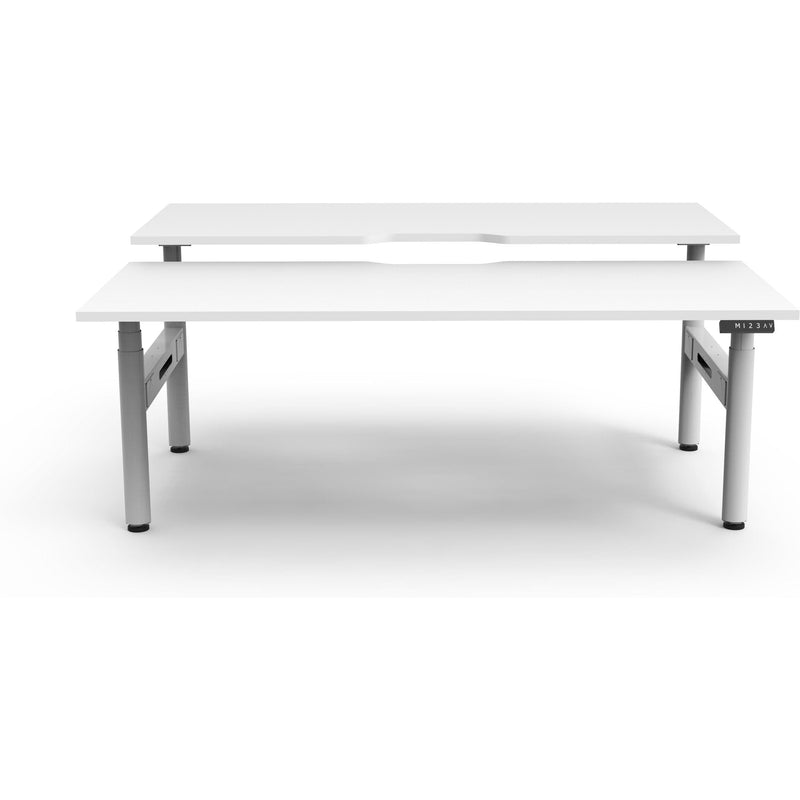Halo+ Electric Height Adjustable Back to Back Workstation
