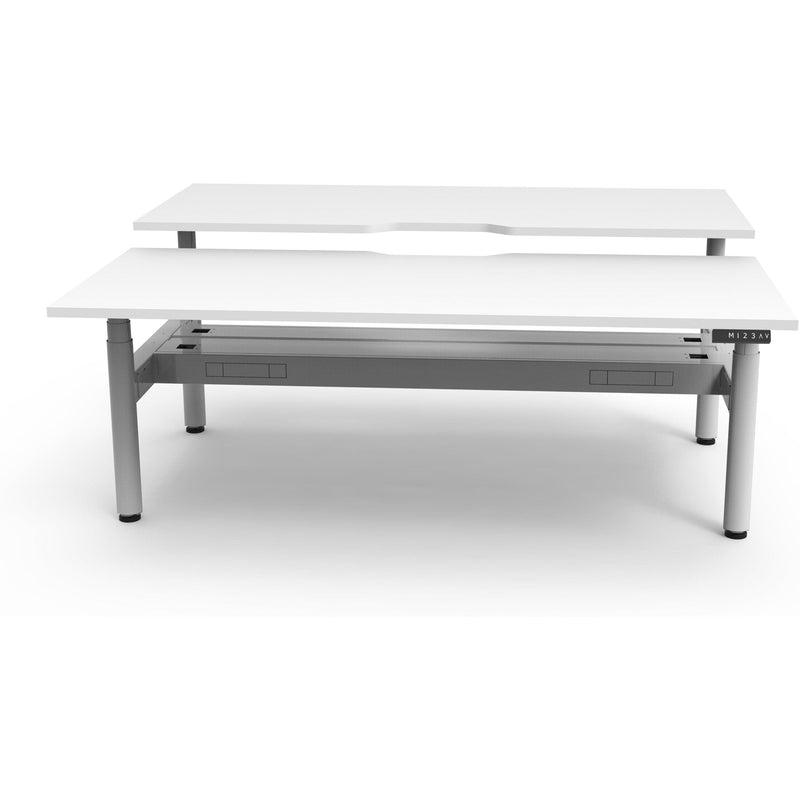 Halo+ Electric Height Adjustable Back to Back Workstation