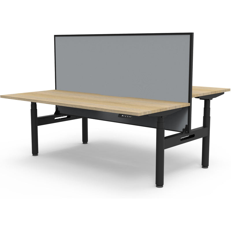 Halo+ Electric Height Adjustable Back to Back Workstation