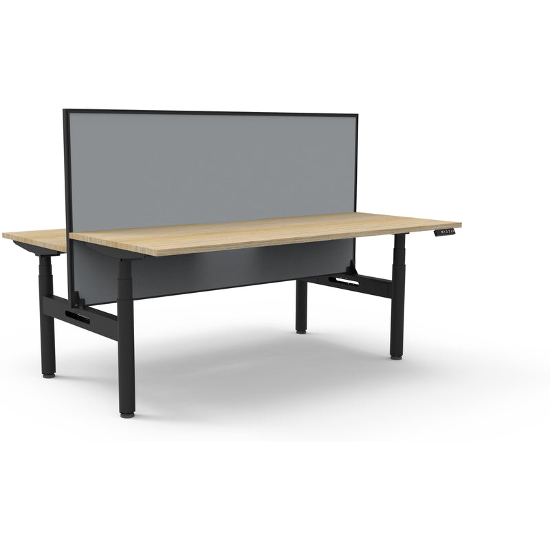 Halo+ Electric Height Adjustable Back to Back Workstation