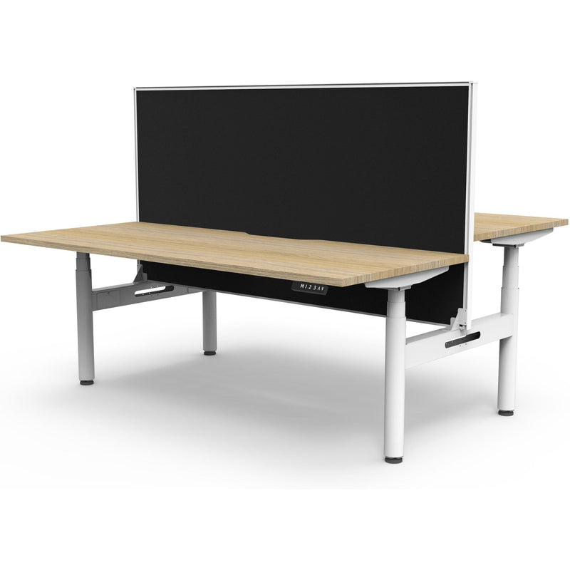 Halo+ Electric Height Adjustable Back to Back Workstation