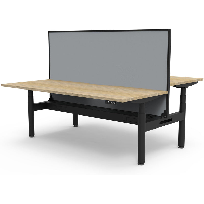 Halo+ Electric Height Adjustable Back to Back Workstation
