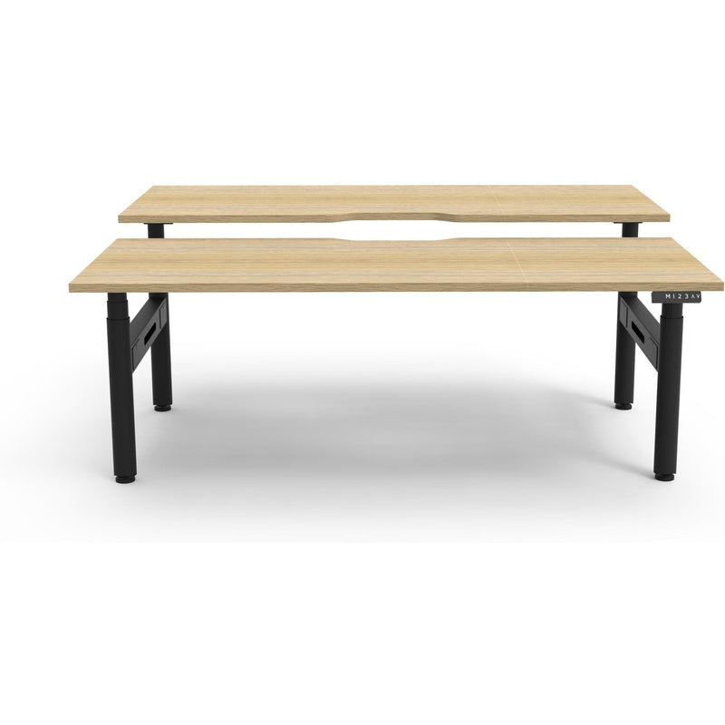 Halo+ Electric Height Adjustable Back to Back Workstation