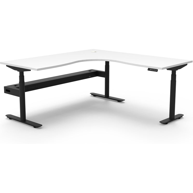 Halo+ Electric Height Adjustable Corner Workstation