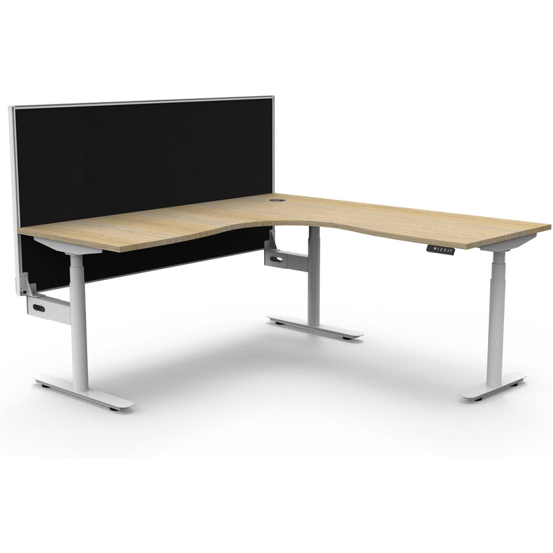 Halo+ Electric Height Adjustable Corner Workstation