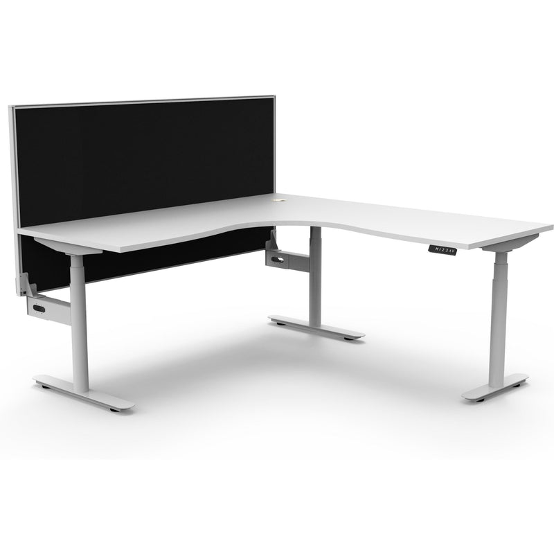 Halo+ Electric Height Adjustable Corner Workstation