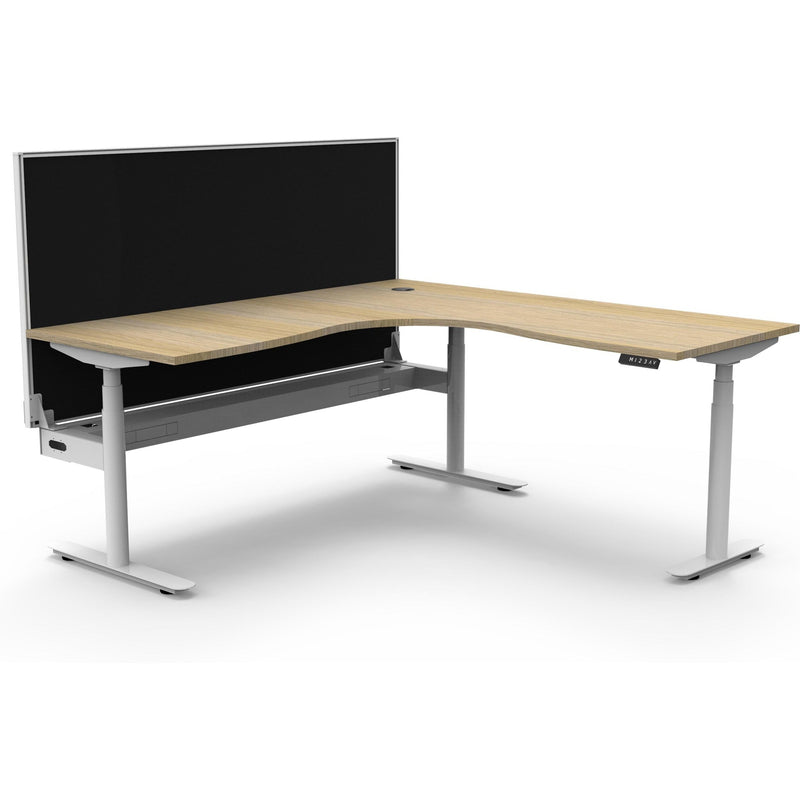 Halo+ Electric Height Adjustable Corner Workstation