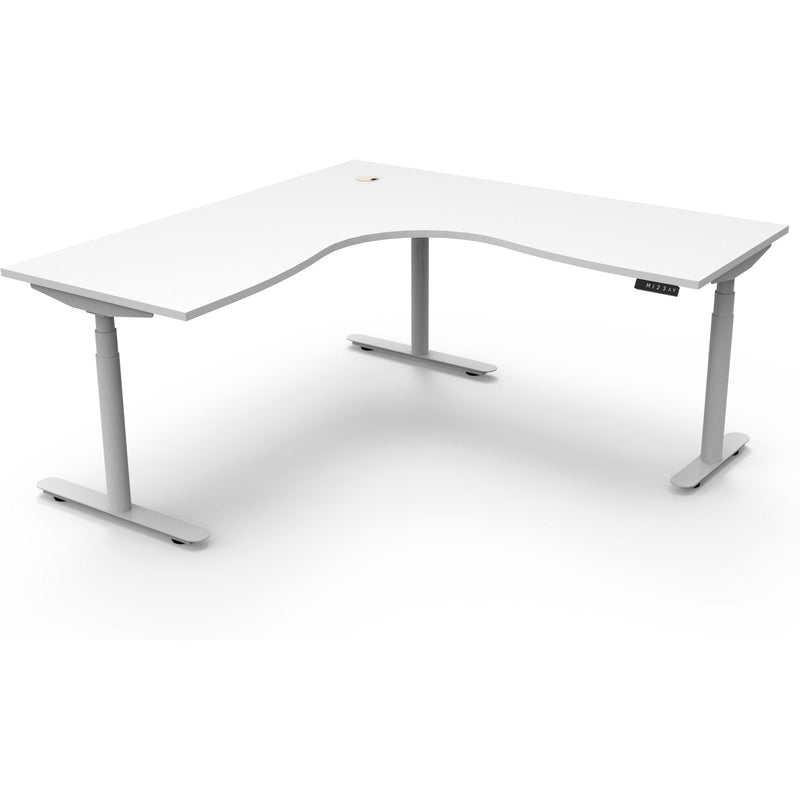 Halo+ Electric Height Adjustable Corner Workstation