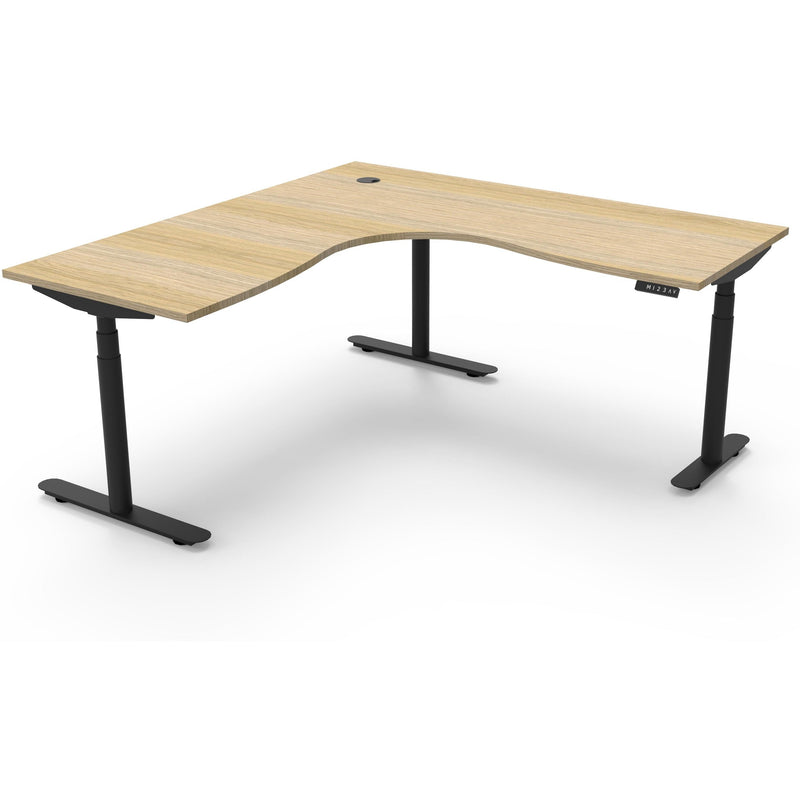 Halo+ Electric Height Adjustable Corner Workstation