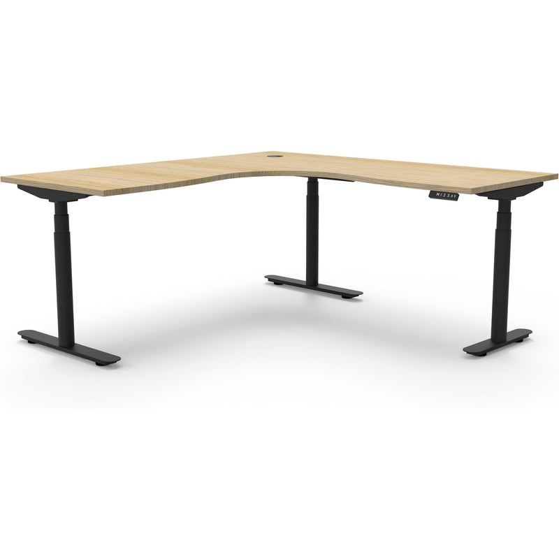 Halo+ Electric Height Adjustable Corner Workstation
