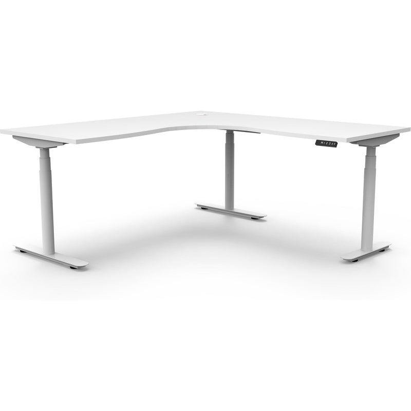 Halo+ Electric Height Adjustable Corner Workstation