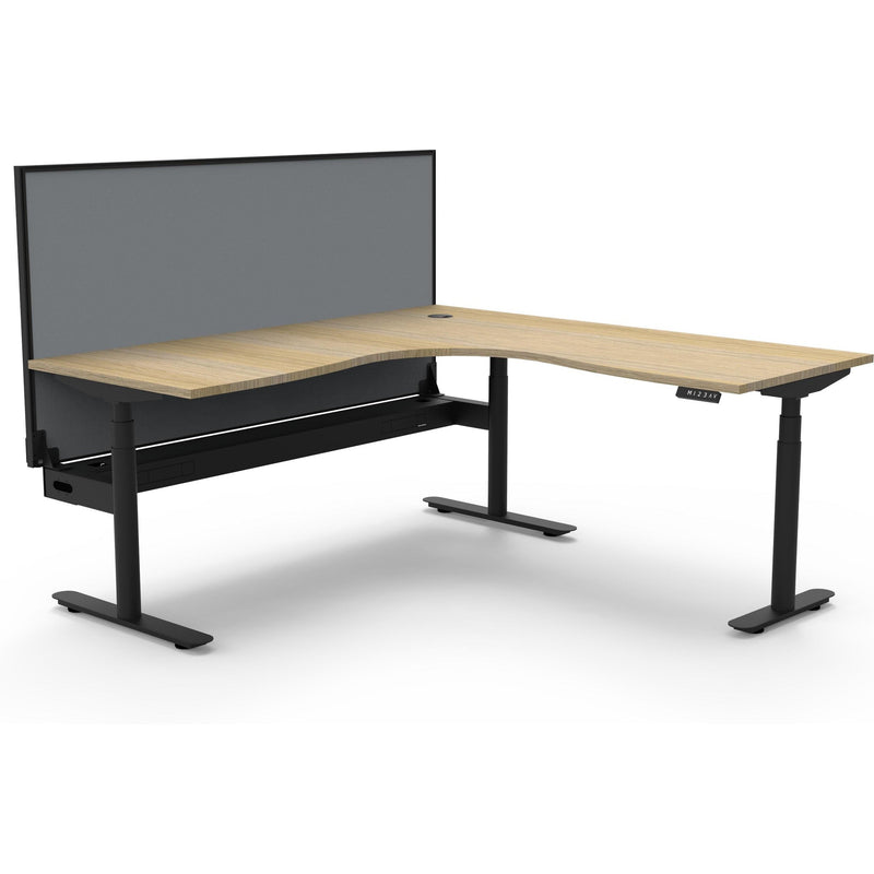 Halo+ Electric Height Adjustable Corner Workstation