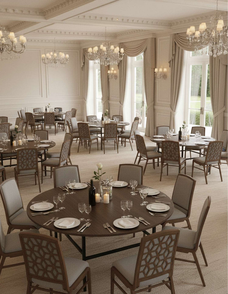 Brooklyn 1830DIA Banquet Table