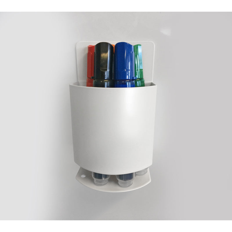 Huddle Double Magnetic Whiteboard Mobile Storage Unit