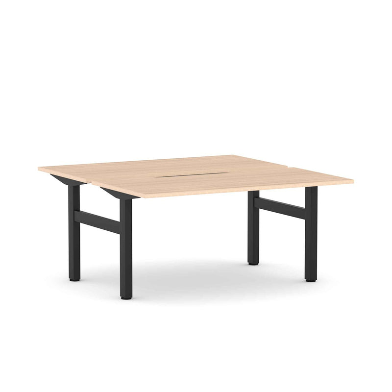 Klass Fixed 2-Person Double-sided Desk Workstation