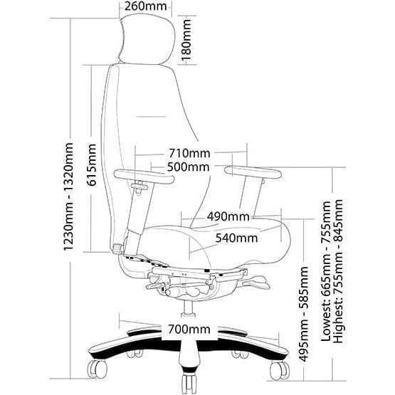 Impact Ultra High Back Heavy Duty Chair