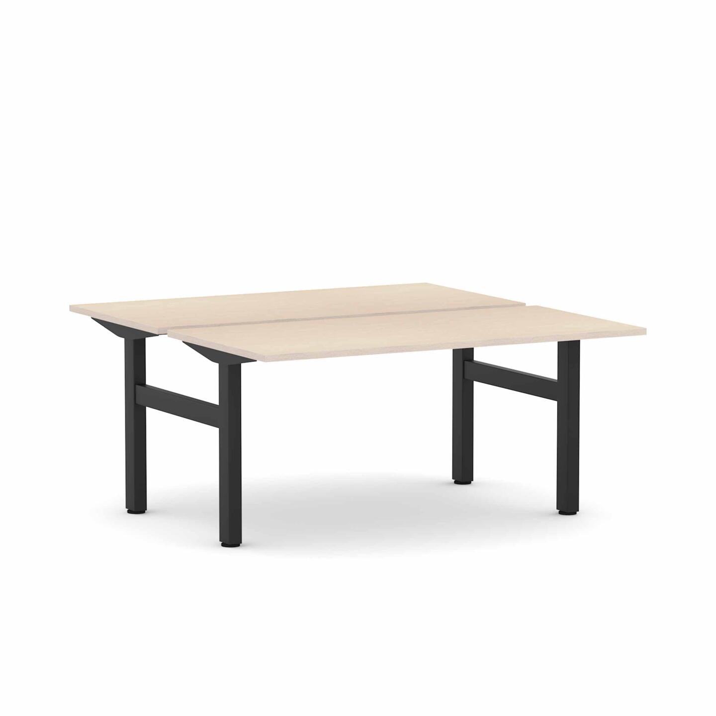 Klass Fixed 2-Person Double-sided Desk Workstation
