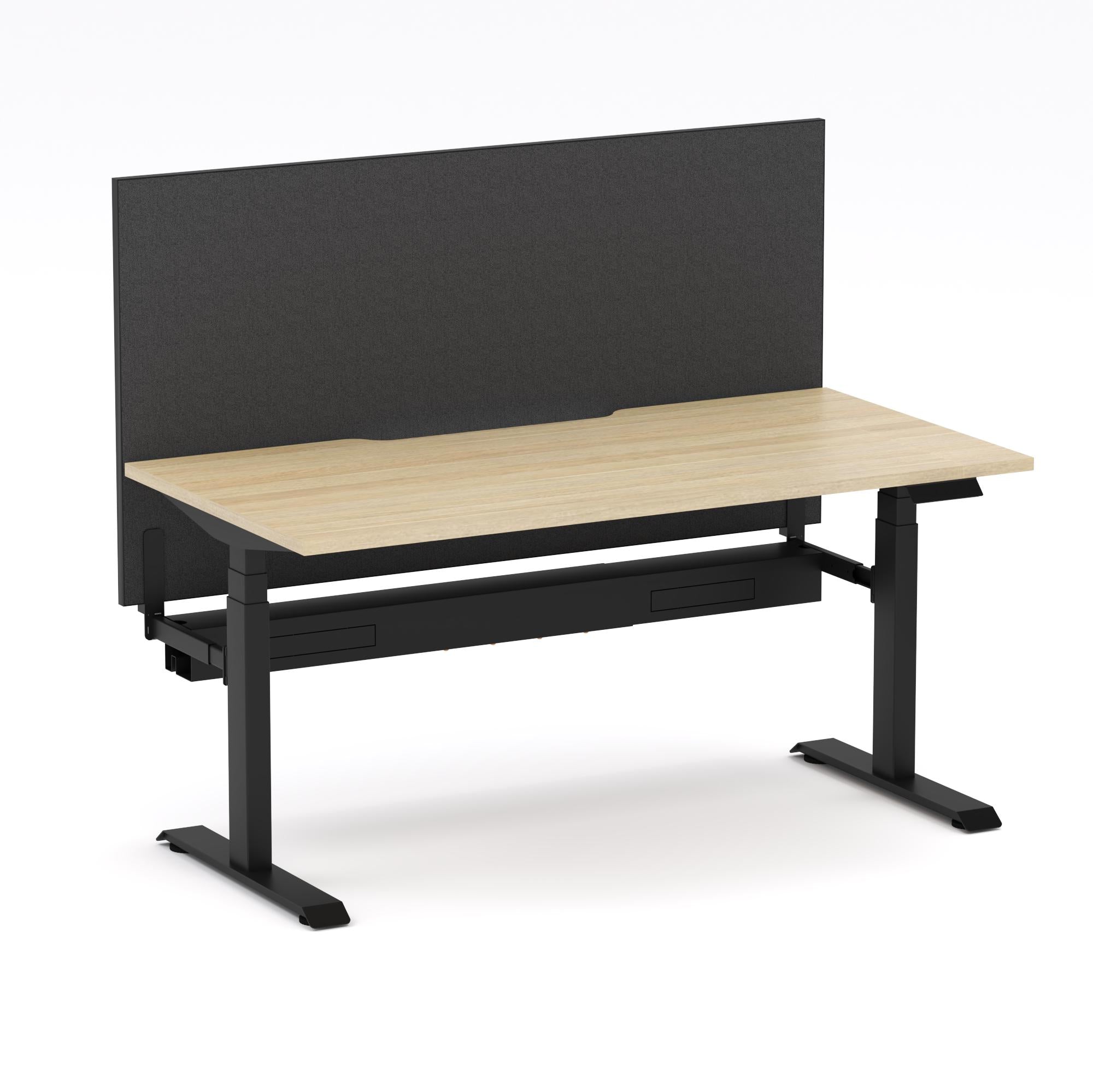 Montana Electric Standing Straight Workstation - With Graphite Elite25 Screen (3 Stages)
