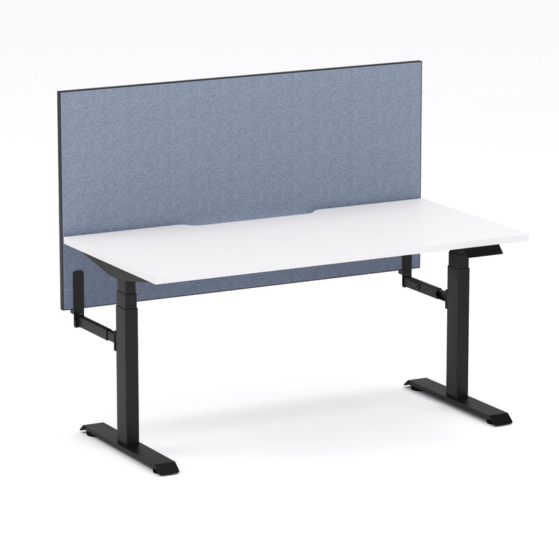 Montana Electric Standing Straight Workstation - With Misty Blue Elite25 Screen (3 Stages)