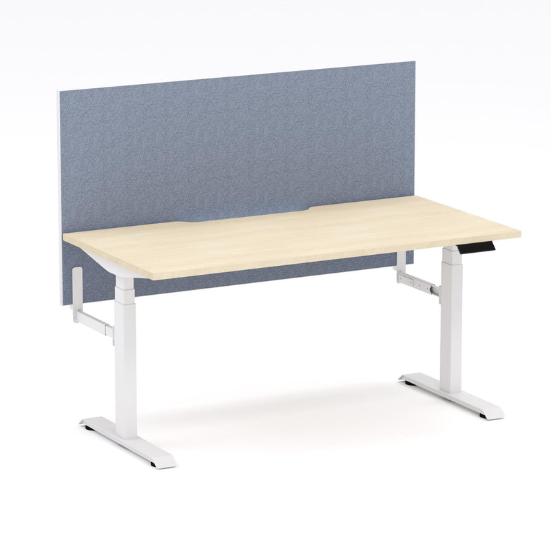 Montana Electric Standing Straight Workstation - With Misty Blue Elite25 Screen (3 Stages)