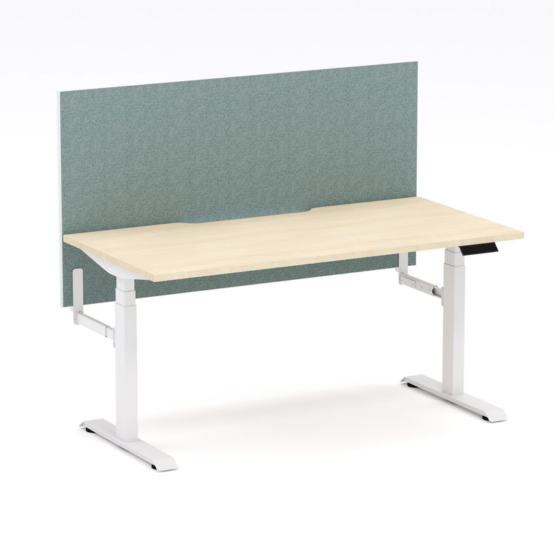Montana Electric Standing Straight Workstation - With Sage Green Elite25 Screen (3 Stages)