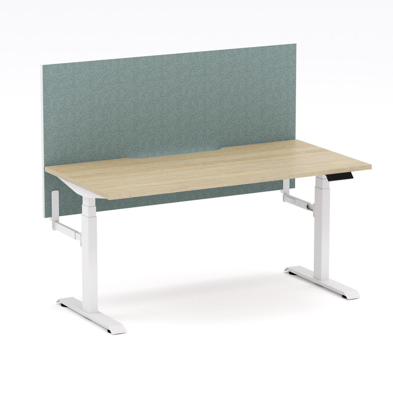 Montana Electric Standing Straight Workstation - With Sage Green Elite25 Screen (3 Stages)
