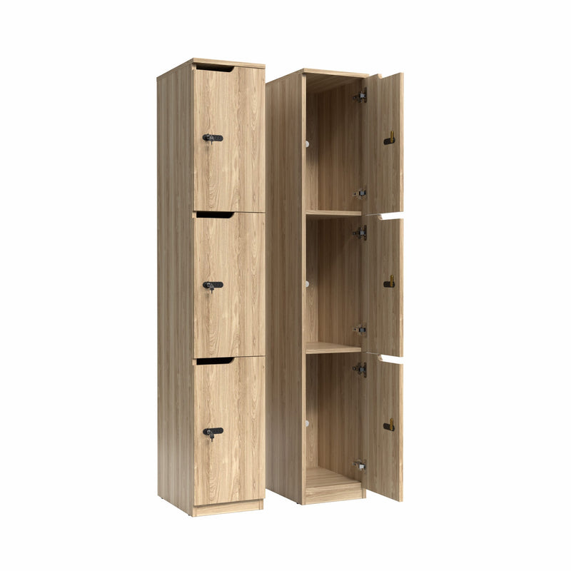 Knox 3 Door Melamine Locker