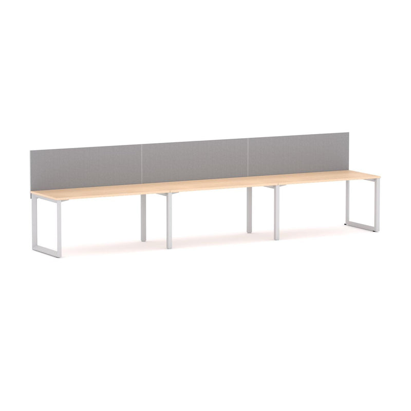 Anvil 3 User Single-Sided Desks, 50x50mm Triangular Loop Leg Design. Includes: Edge25 Screen