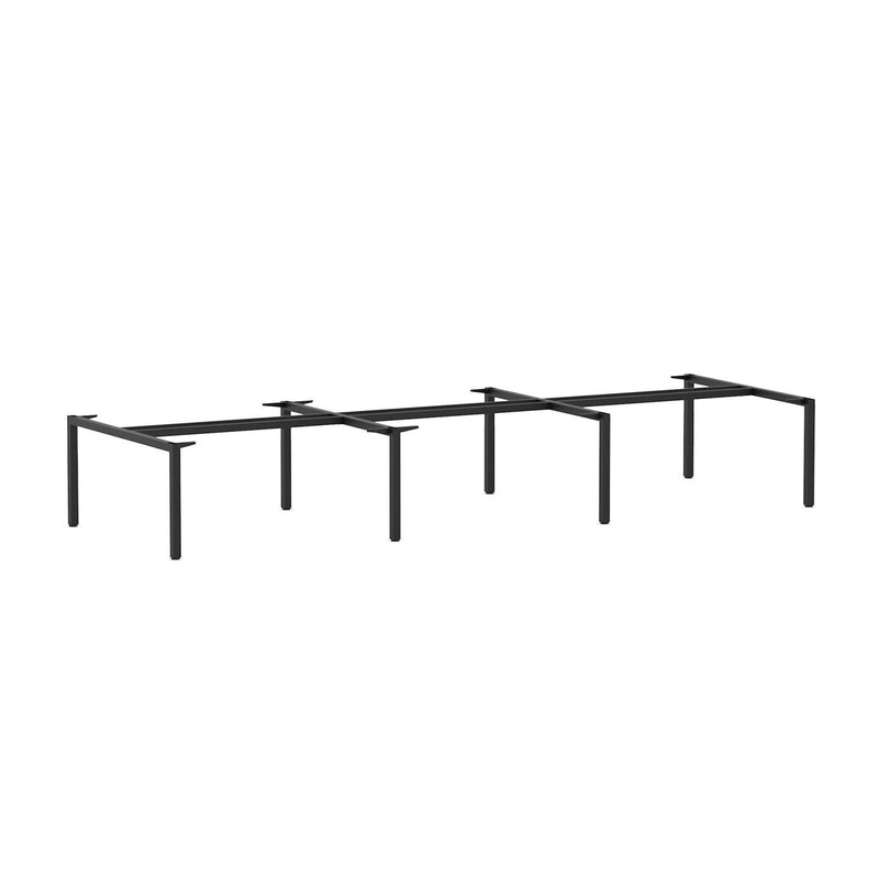 Axis 6-Person Double-sided Desk Workstation Frame Only