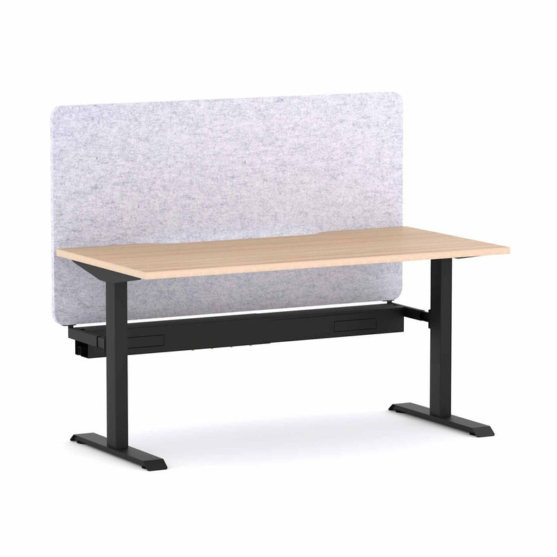 Klass Fixed Straight Workstation with AcoustiQ Screen