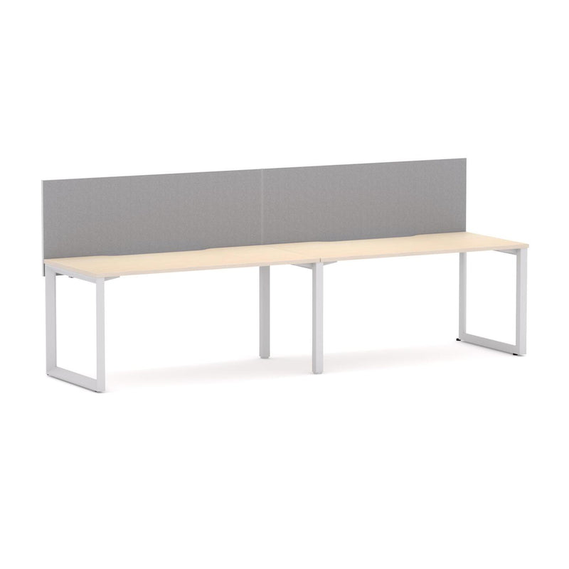 Anvil 2 User Single-Sided Desks, 50x50mm Triangular Loop Leg Design. Includes: Edge25 Screen