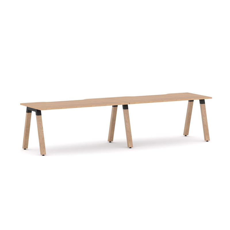 Plantation 2-Person Single-sided Desk Workstation