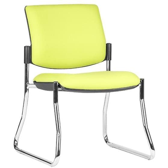 Maxi Hospitality Chair - Sled Base Upholstered Back