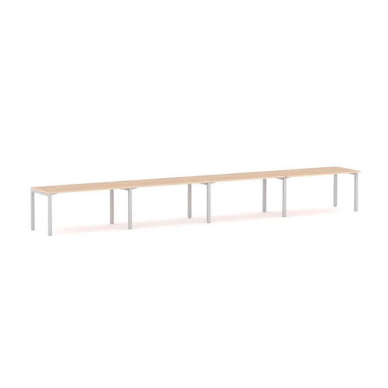 Axis 4-Person Single-sided Desk Workstation