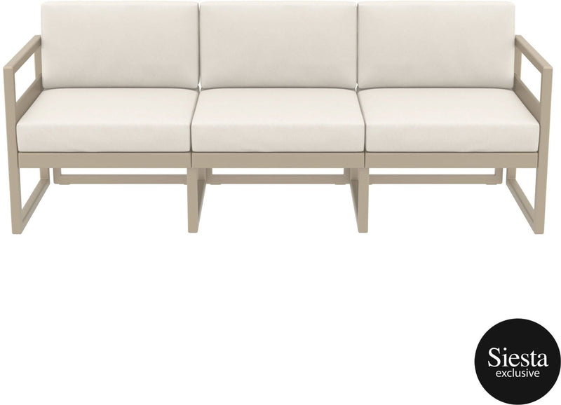 Mykonos Lounge Sofa XL with Cushion