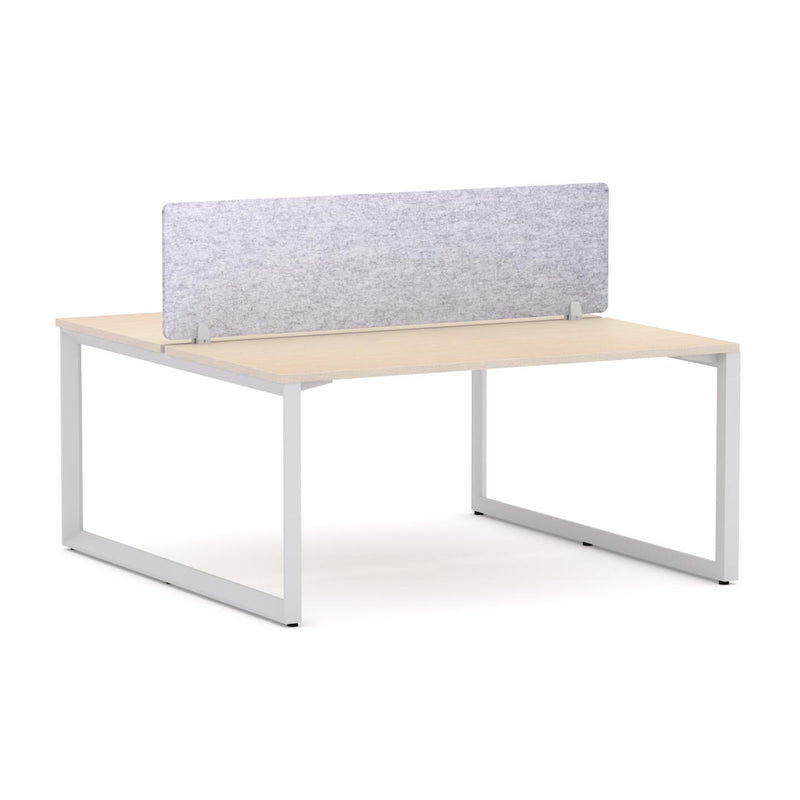 Anvil 2-Person Double-sided Desk Workstation Includes: AcoustiQ Screen