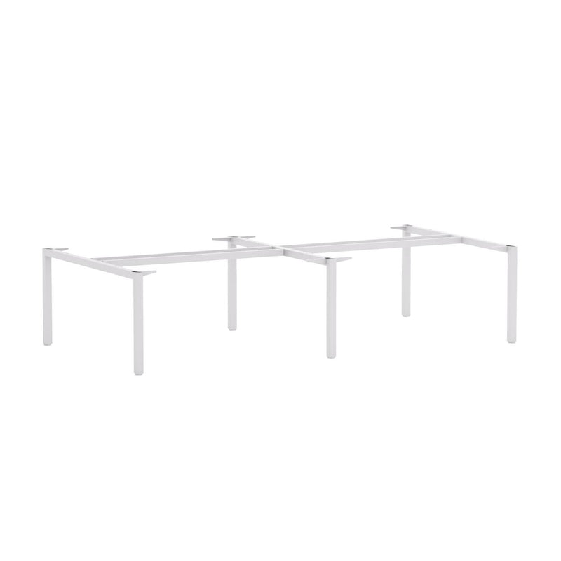 Axis 4-Person Double-sided Desk Workstation Frame Only