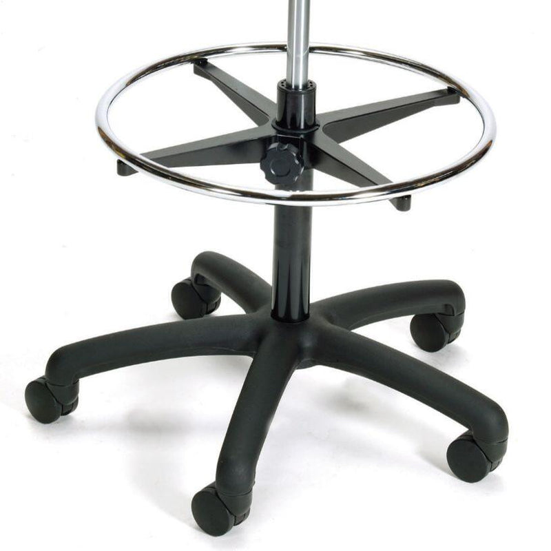 Drafting Upgrade - Chrome Footring for Motion Sync - Approx height with drafting upgrade : 630 - 870mm