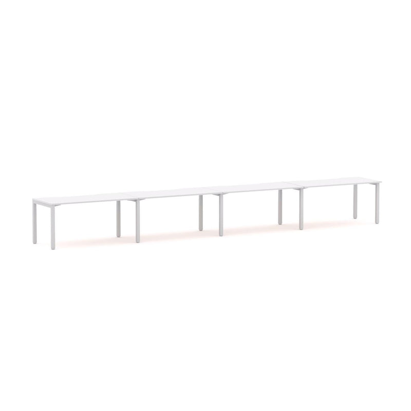 Axis 4-Person Single-sided Desk Workstation