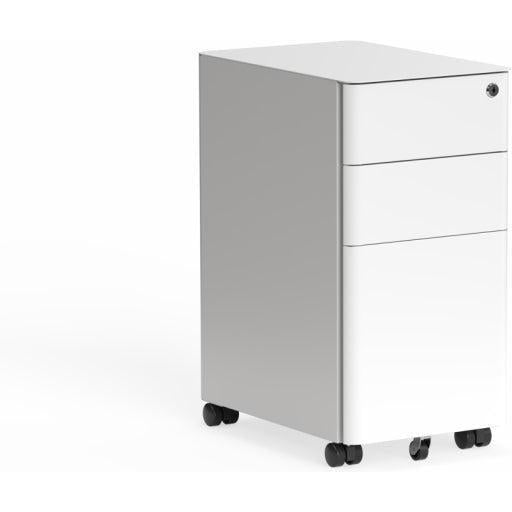 Nevada Mobile 2 Drawer + FIle with Rounded Corners