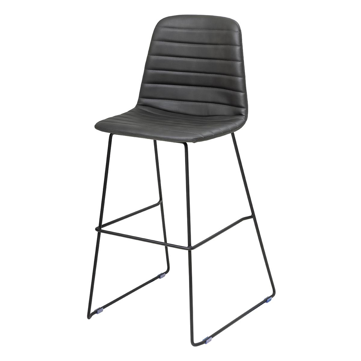 Sofia Barstool with Sled Powdercoated Base