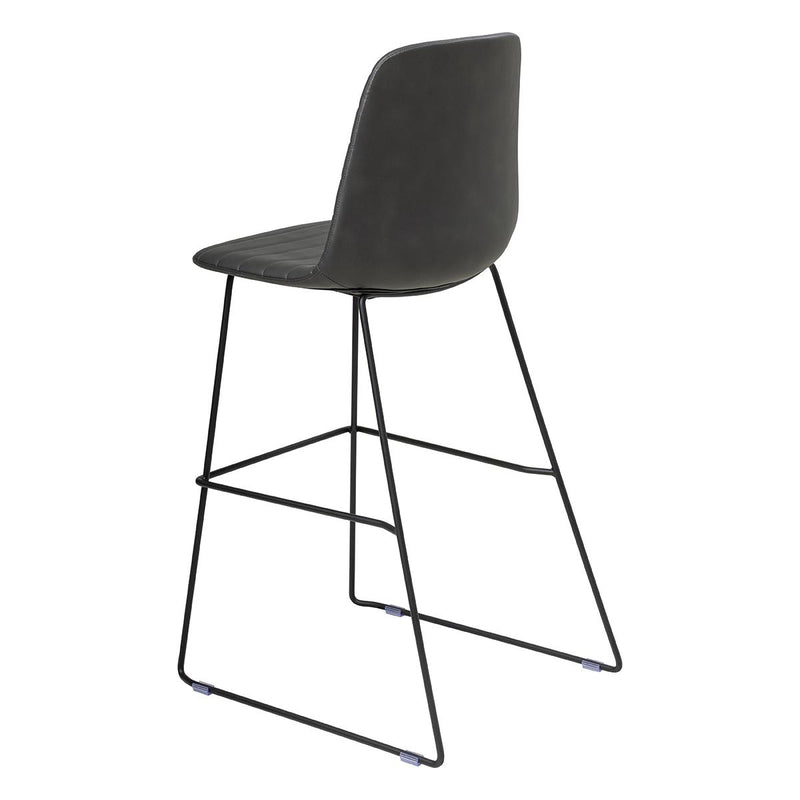 Sofia Barstool with Sled Powdercoated Base