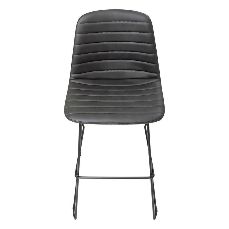 Sofia Barstool with Sled Powdercoated Base