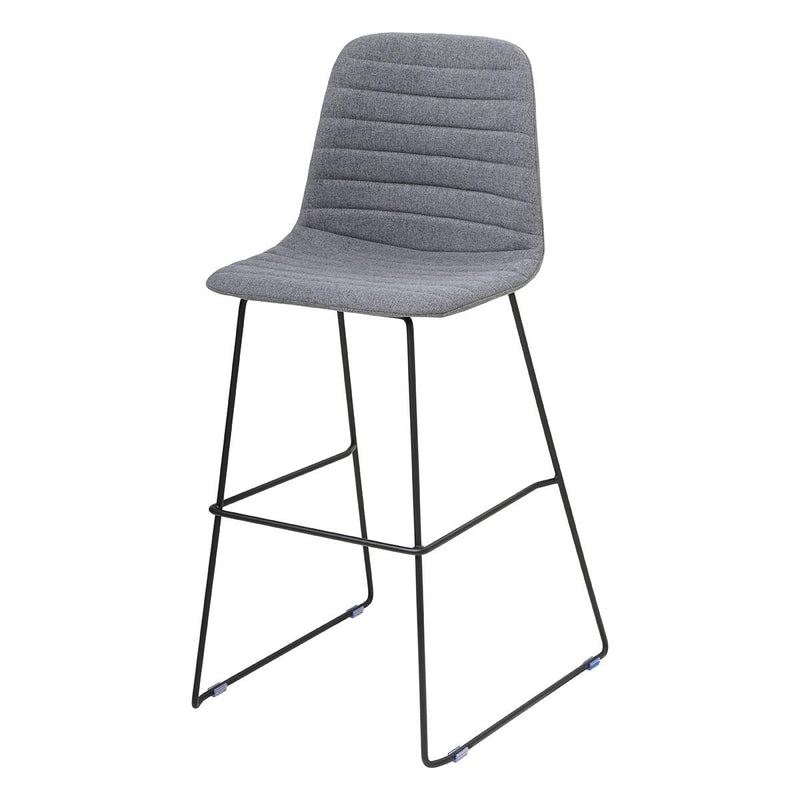 Sofia Barstool with Sled Powdercoated Base