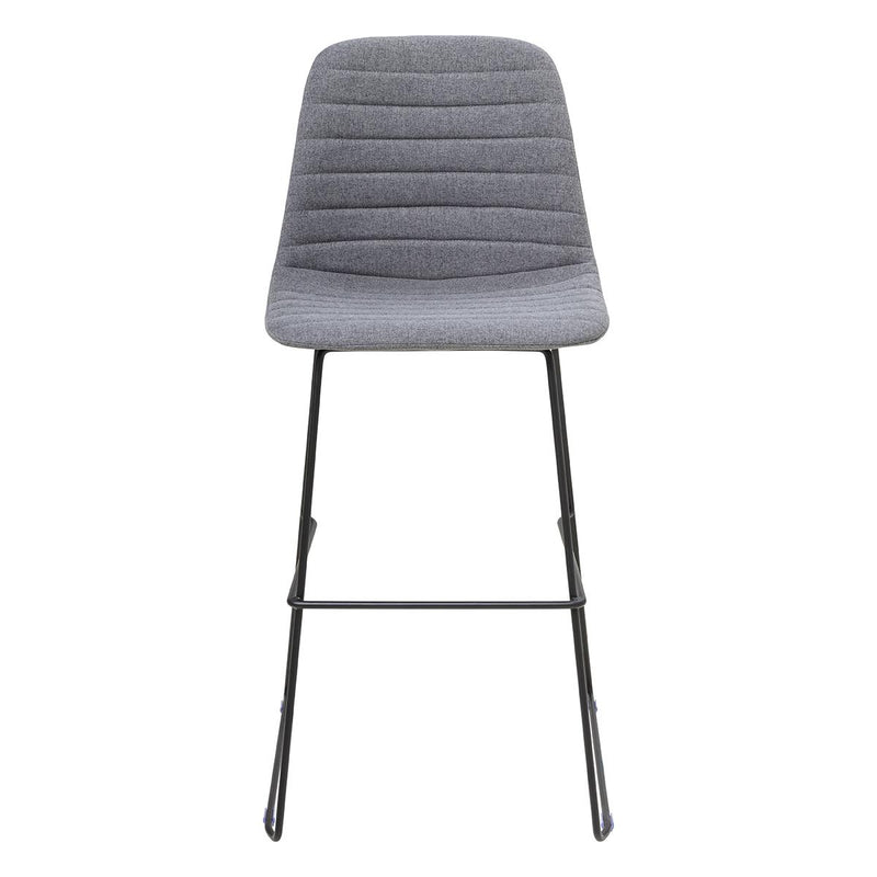 Sofia Barstool with Sled Powdercoated Base